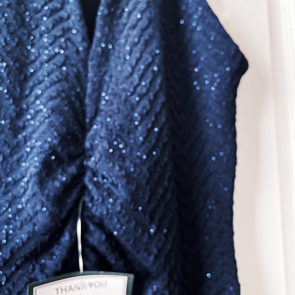 Navy Emerald Sundae Dress - Picture 4 of 5